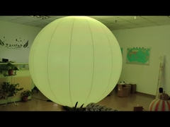 Balon oświetleniowy LED RGB 2.2m okrągły 20W z podstawą z wentylatorem do wystaw