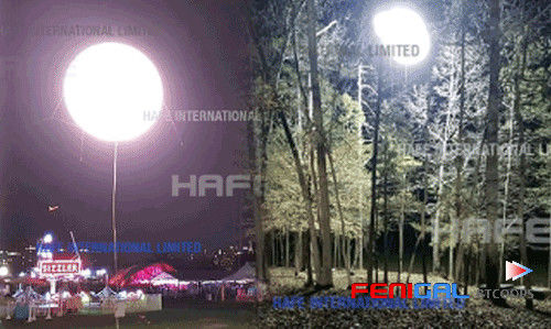 LED Inflatable Film Lighting Balloon Ultra Bright Efficient Energy Saving