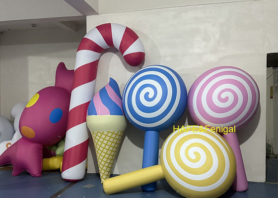 Custom PVC Donut And Candy Balloons For Dessert Shop Grand Opening Or Window Displays