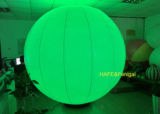 2.2m Round 20W RGB LED Lighting Balloon With Fan Base For Convention Centers