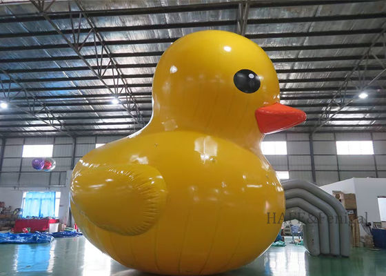 Custom Inflatable Cartoon Yellow Duck, Suitable For Shopping Mall Decoration Or Theme Park