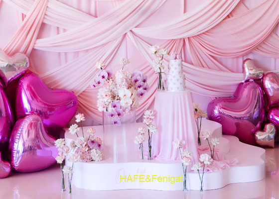 Heart-Shaped Pink Or Red Mirror Balloons For Valentine'S Day, Anniversary Parties