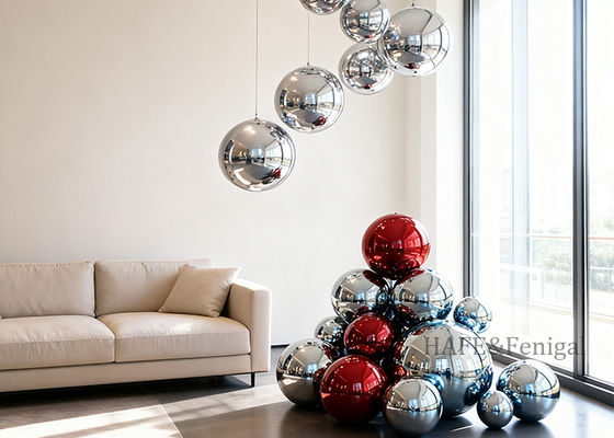 Inflatable Rainbow Mirror Ball Large And Dazzling Inflatable Mirror Ball Decoration