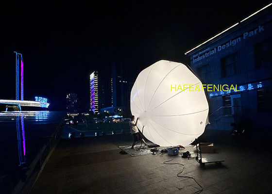4.8kW Dimmable Super Bright Elliptical LED Film Balloon Light For Architectural Lighting