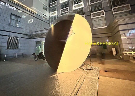 4.8kW Dimmable Super Bright Elliptical LED Film Balloon Light For Architectural Lighting