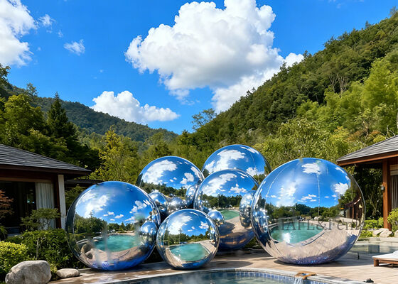 4ft, 5ft, 6ft Inflatable PVC Mirror Balloons For Indoor Or Outdoor Art Installations