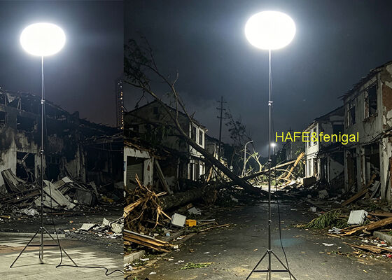 Sun LED80DC AP Balloon Light - 80W LED Portable Rescue Light with 12,000 Lumens and Silent Operation