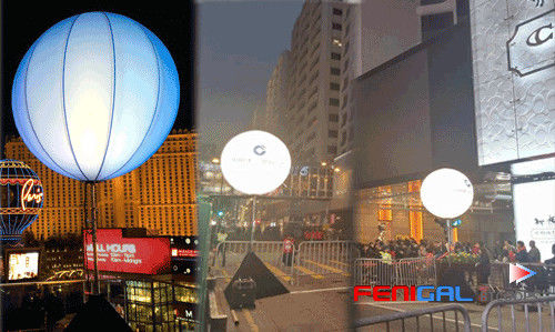 Śluby pod gwiazdami RGBW Wydarzenie księżycowe Rozświetlenie balonu na wesele