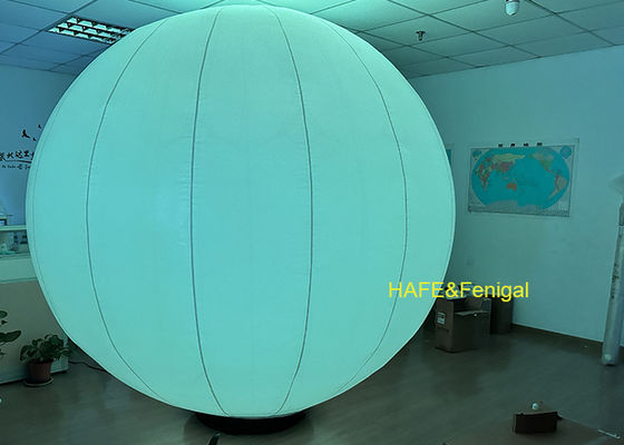 Dia.2.2m Balloon Light With Fan Chassis Continuous Inflation For Exhibition Halls