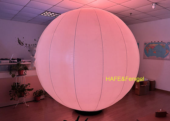 Dia.2.2m Balloon Light With Fan Chassis Continuous Inflation For Exhibition Halls