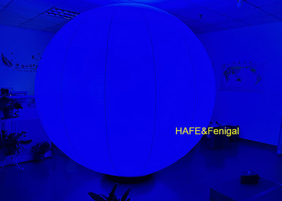 Dia.2.2m Balloon Light With Fan Chassis Continuous Inflation For Exhibition Halls
