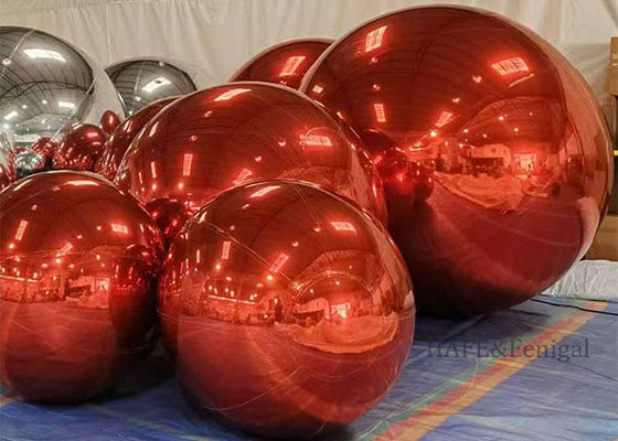 Double-Layer PVC Inflatable Mirror Ball For Hanging As Stage And Party Decoration