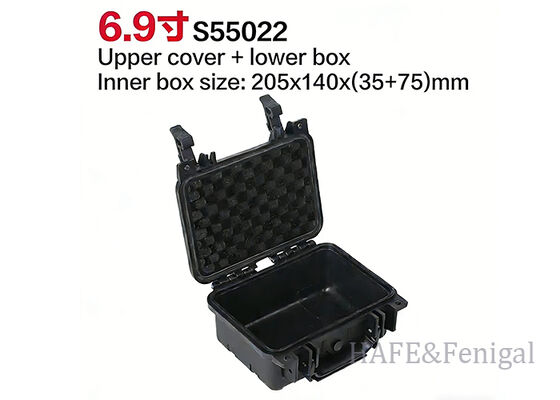 Plastic Equipment Trolley Case Waterproof Case Sponge Toolbox Shockproof Case