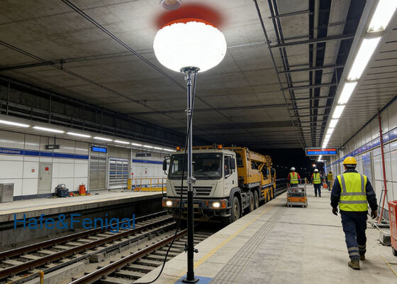 Balon oświetleniowy 1000W Safety and Rescue – System o wysokiej intensywności 120x65cm dla wojska, dużych wydarzeń i infrastruktury krytycznej