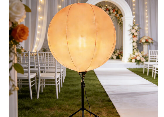 Balon oświetleniowy LED 400W z kontrolą DMX i konfigurowalnym logo na imprezy plenerowe