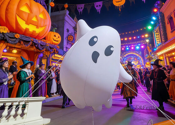 Custom Inflatable Ghost Balloons With Built-In Fans Are Suitable For Event Decoration