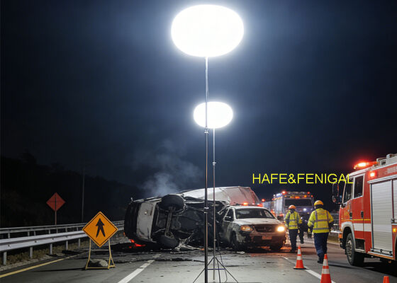 Certyfikat CE 480W 230VAC Światło balonowe LED z statywem dla placówek budowy