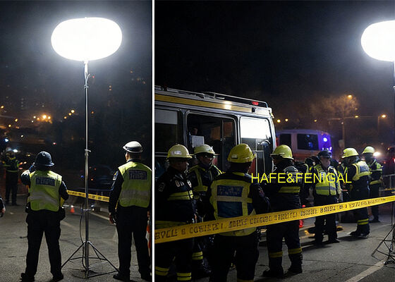 Certyfikowany przez CE 400W Balon Oświetleniowy Bezpieczeństwa z Trójnogiem do Operacji Bezpieczeństwa Przemysłowego