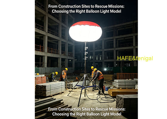 400W LED Światło Balonowe z Przenośnym Statywem do Oświetlenia Awaryjnego w Katastrofach