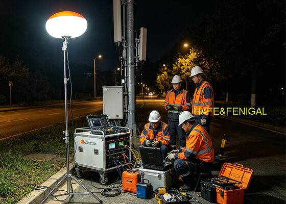 SUN LED80SP Przenośne światło balonowe LED z oświetleniem bezblaskowym LED o mocy 80W i kompatybilnością zasilania AC/DC do pracy mobilnej