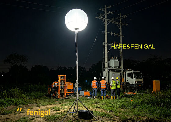 400W światło balonowe LED zasilane bateriami do cichych operacji poza siecią