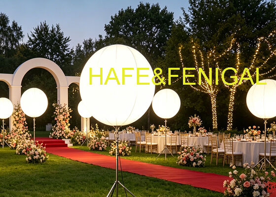 Lampa balonowa Pearl EN: nadmuchiwana lampa LED o mocy 200 W z konfigurowalną kopertą i przenośną opcją prądu stałego na imprezy