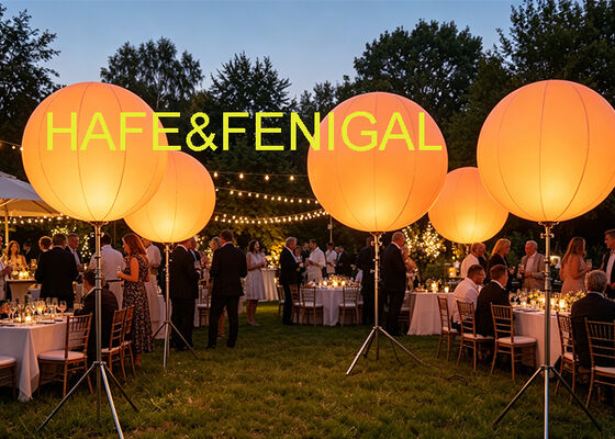 Muse EN Entry Balloon Light with Customizable Logo RGB+W LED Technology and 200W LED for Premium Event Illumination