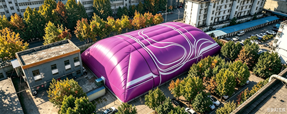 Spacious Inflatable Air Tent Ideal for Camping Festivals and Outdoor Gatherings Offering Comfortable Shelter Solutions