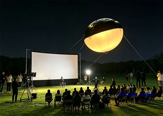 Światło LED typu balon helowy 1800W z CRI powyżej 95 i bez migotania do produkcji filmowej i studyjnej