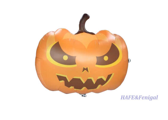 Zdalnie sterowany latający helowo-powietrzny statek z kotem i dynią na Halloween, wykonany z lekkiej folii aluminiowej PP + PA i sterowania lotem z żyroskopem