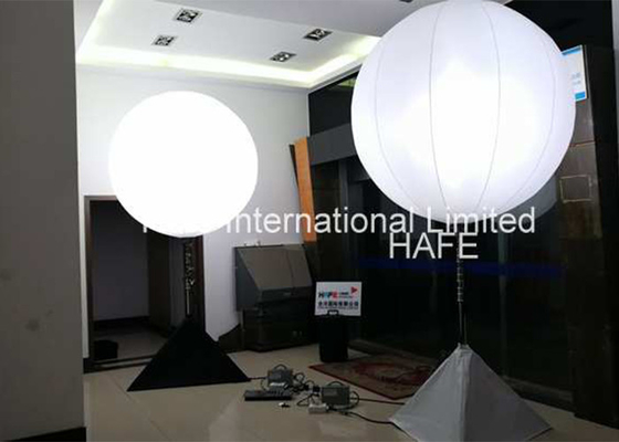 800w Dual White 80000Lm Moon Balloon Light Mounted On Tripod Or Truss